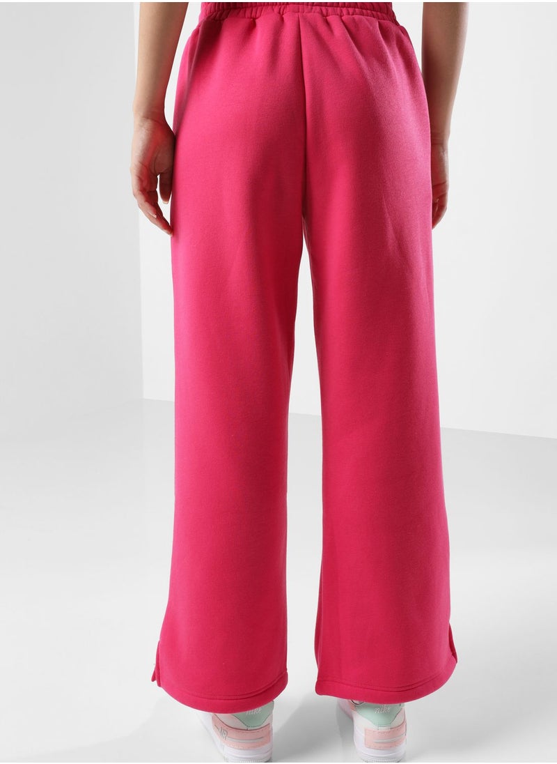 The Giving Movement - Racer Printed Wide Leg Joggers - Image 1
