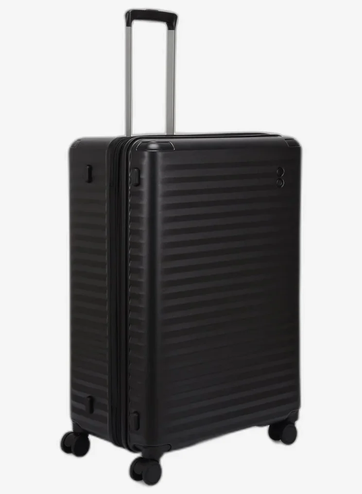 Echolac  Celestra 75 Cm Hardcase Expandable 4 Double Wheel Check-In Luggage Trolley - Black  | Best Price UAE