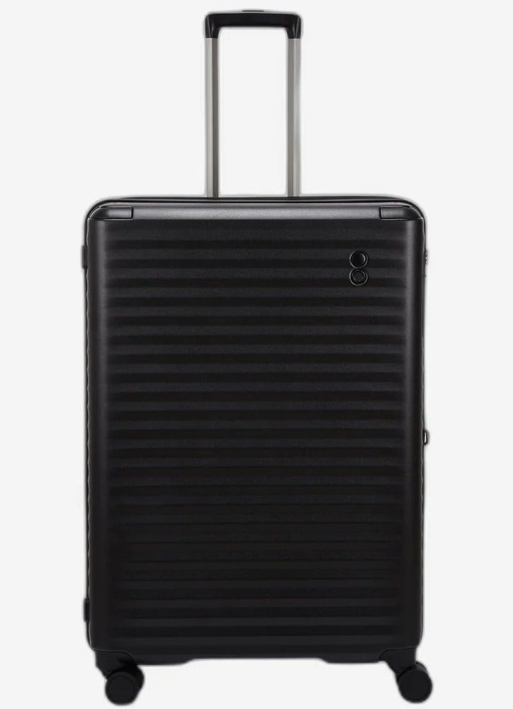 Echolac Celestra 75 Cm Hardcase Expandable 4 Double Wheel Check-In Luggage Trolley - Black - Image 1
