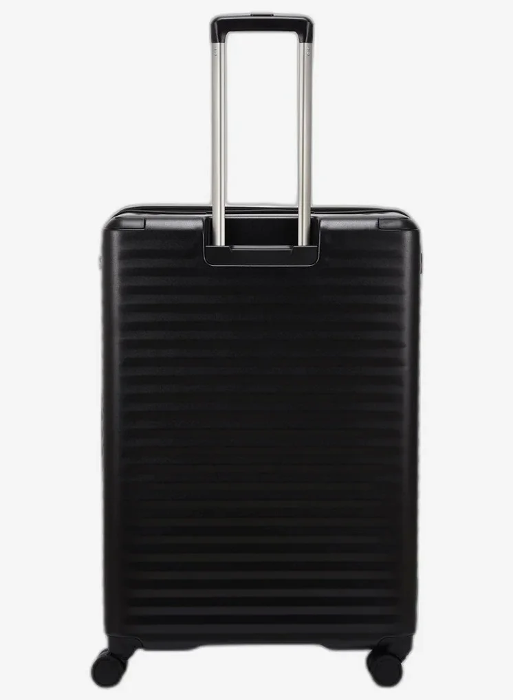 Echolac  Celestra 75 Cm Hardcase Expandable 4 Double Wheel Check-In Luggage Trolley - Black  | Best Price UAE