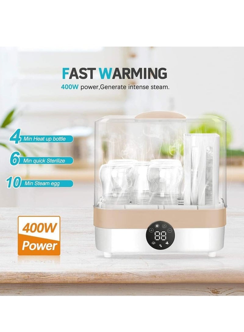 Cmbear Cmbear Baby Bottle Sterilizer, Electric Steam Bottle Sterilizer and Dryer, Sanitizer Universal Fit for Baby Toys, Baby Bottles, Pump Accessories and All Baby Items Accessories - Image 3