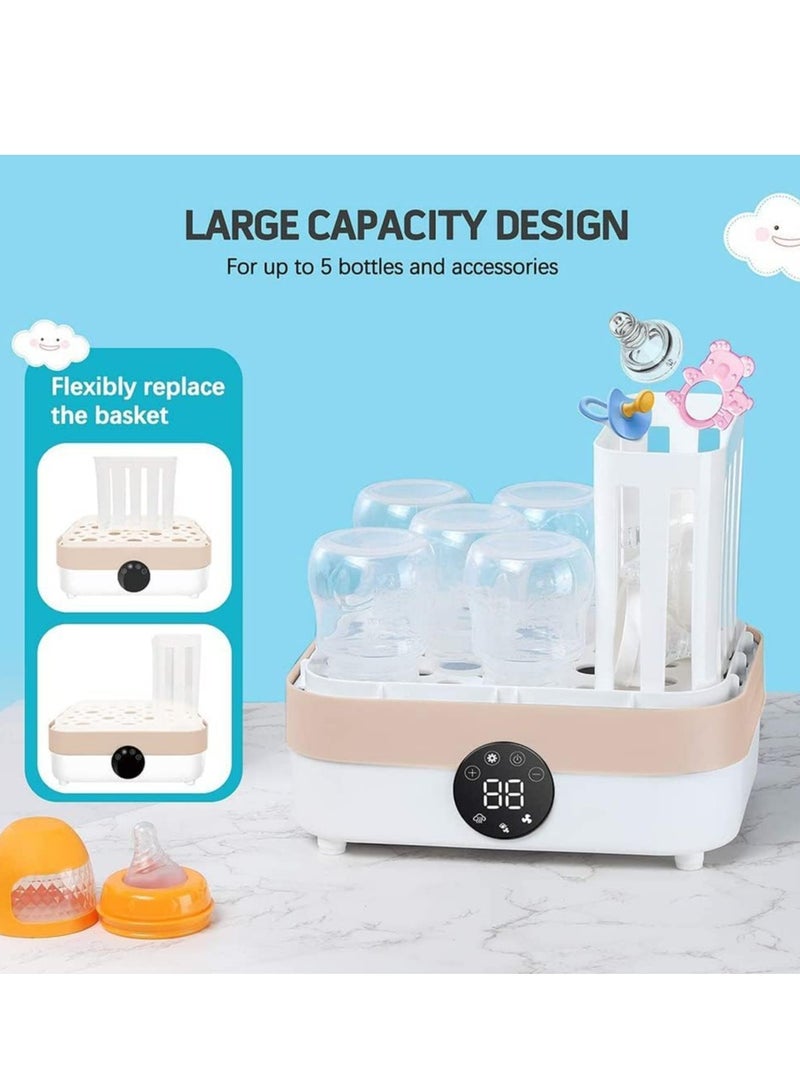 Cmbear Cmbear Baby Bottle Sterilizer, Electric Steam Bottle Sterilizer and Dryer, Sanitizer Universal Fit for Baby Toys, Baby Bottles, Pump Accessories and All Baby Items Accessories - Image 4