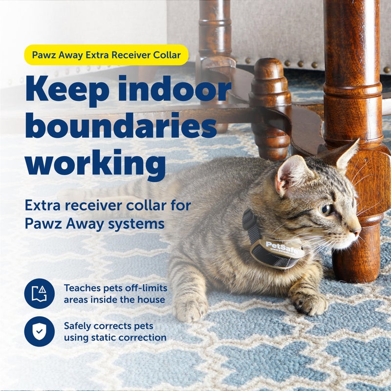 PetSafe Pawz Away Indoor/Outdoor Extra Receiver Collar for Cats and Dogs for Wireless Pet Barrier System - Image 2