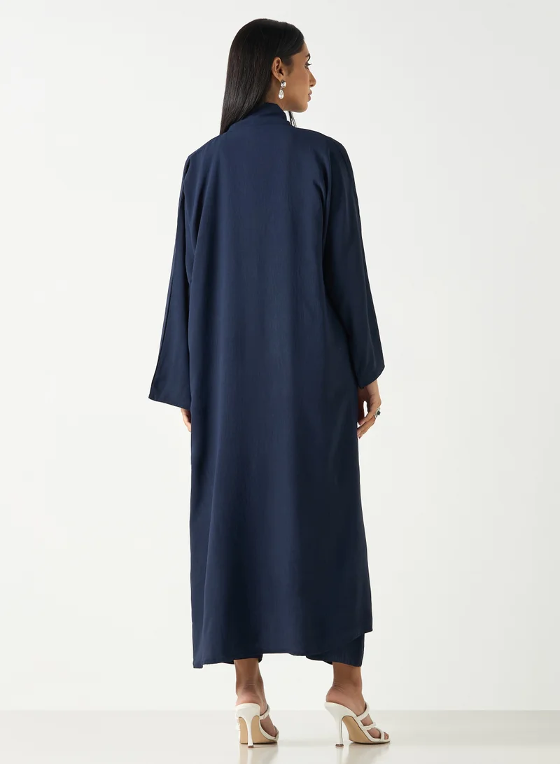 Hadiyath Al Madinah Luxe Navy Abaya (4 Pcs)