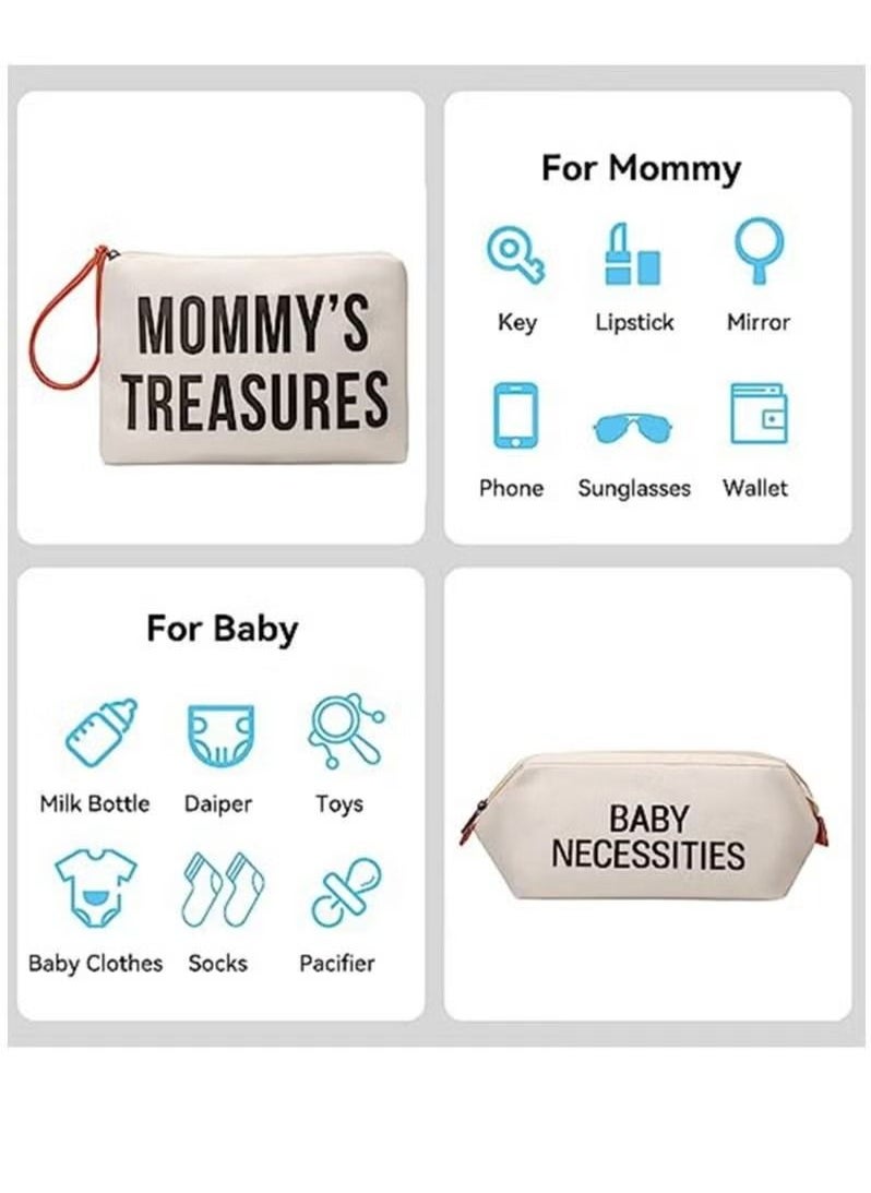 Gonice Diaper Bag Tote with .3 Organizers, Mommy Bag for Hospital, Large Capacity Waterproof Baby Bag for Mom Travel  - Image 2