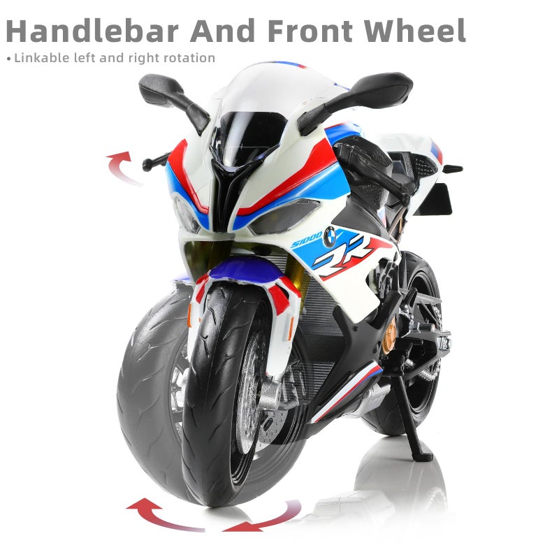 Risopen for BMW S1000RR 1:12 Motorcycle Model Toy Metal Die-cast with Plastic Motorcycle Model Moto Gift for Adult - Image 5