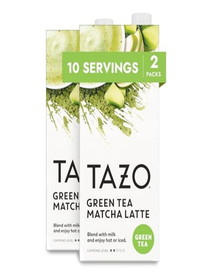 TAZO Green Tea Matcha Latte Concentrate, Sweetened with Notes of Honeydew Melon & Tropical Fruit, for Hot or Iced Lattes, Mocktails, Easy-to-Serve, 32 oz Carton (Pack of 2) - Image 1