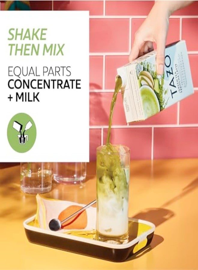 TAZO Green Tea Matcha Latte Concentrate, Sweetened with Notes of Honeydew Melon & Tropical Fruit, for Hot or Iced Lattes, Mocktails, Easy-to-Serve, 32 oz Carton (Pack of 2) - Image 4