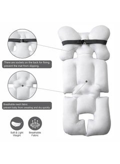 Ominii Soft & Breathable Baby Stroller Cushion Seat Pad Liner - 3D Air Mesh Cotton, Reversible Infant Cushion for Newborns & Toddlers, Universal Fit for Pram, Pushchair & Car Seat  - Image 5