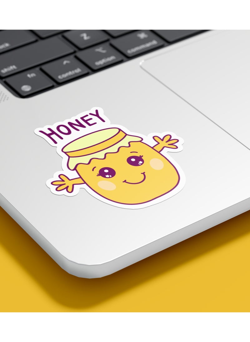 Boomah Accessories 1-Piece Creative cute friendship Waterproof Vinyl Stickers, for Laptop , Mobile , Mug , Skateboard , Guitar for kids, adult , girls, nursery 8x6cm - Image 1