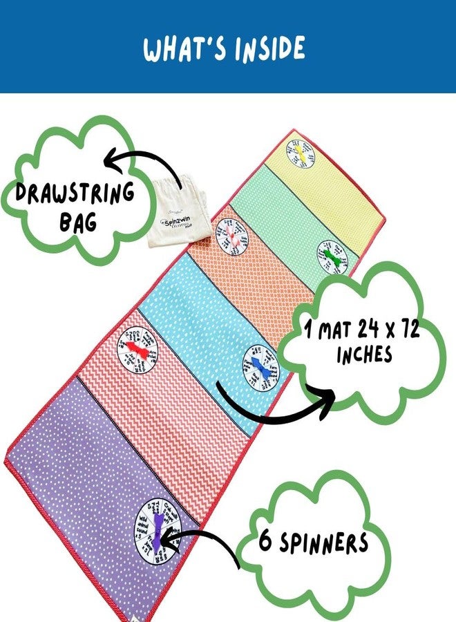 Berrybee بساط تمارين للأطفال من بيري بي سبين تو فيتنس، بسماكة 5 مم، للعب والتمارين | سطح ناعم مانع للانزلاق، مناسب لليوغا، والمشي مع الحيوانات، والتمارين الرياضية | بساط لياقة بدنية داخلي وخارجي بمقاس 24 × 72 بوصة للأطفال من سن 3 إلى 8 سنوات - Image 3