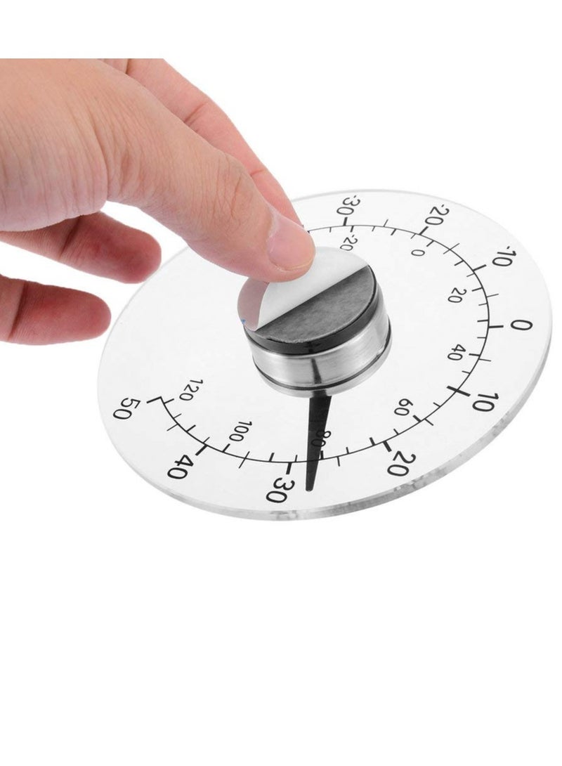 SYOSI Window Thermometer No Battery Required Transparent Dial Weather Thermometer Accurate Readings for Home Office Patio Pool Outdoor and Indoor Temperatures - Image 2