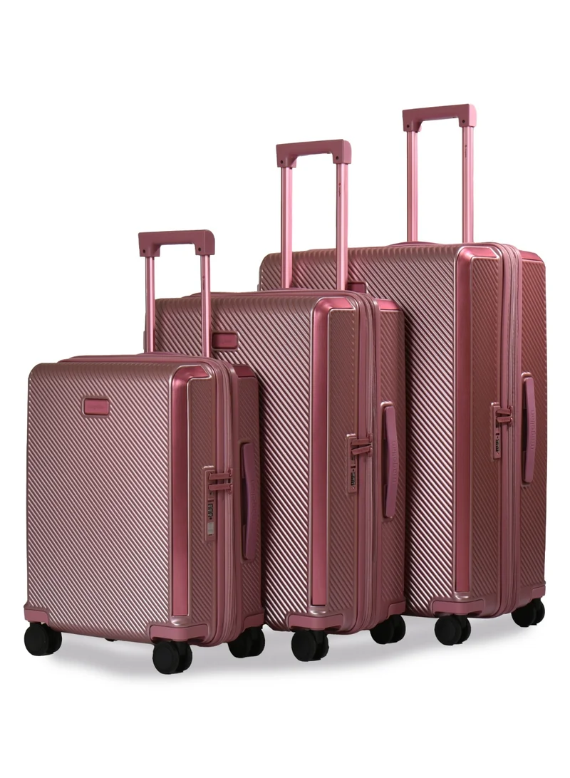 Magellan Magellan MH079-3P 3 Piece Luggage Set 20/24/28 Inch, PC Hardside Trolley Bags, Double Spinner Wheels, TSA Lock, USB Port, Expandable, Telescopic Handle