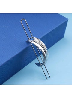 Yheakne Vintage Hair Bun Cuff Leaf Bun Holder Cage Silver Hair Slide Pin Metal Hair Stick Bun Holder Cage Alloy Hair Fork Clip Decorative Hair Accessories For Women And Girls (Silver)  - Image 3