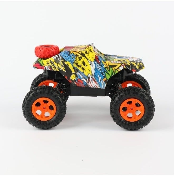 O2. 1:20 Scale Battery-Powered Remote Control Climbing Car with Rubber Tires and Shock Absorption – R/C Forward and Backward Off-Road Toy Vehicle for Kids Age 3+ - Image 3