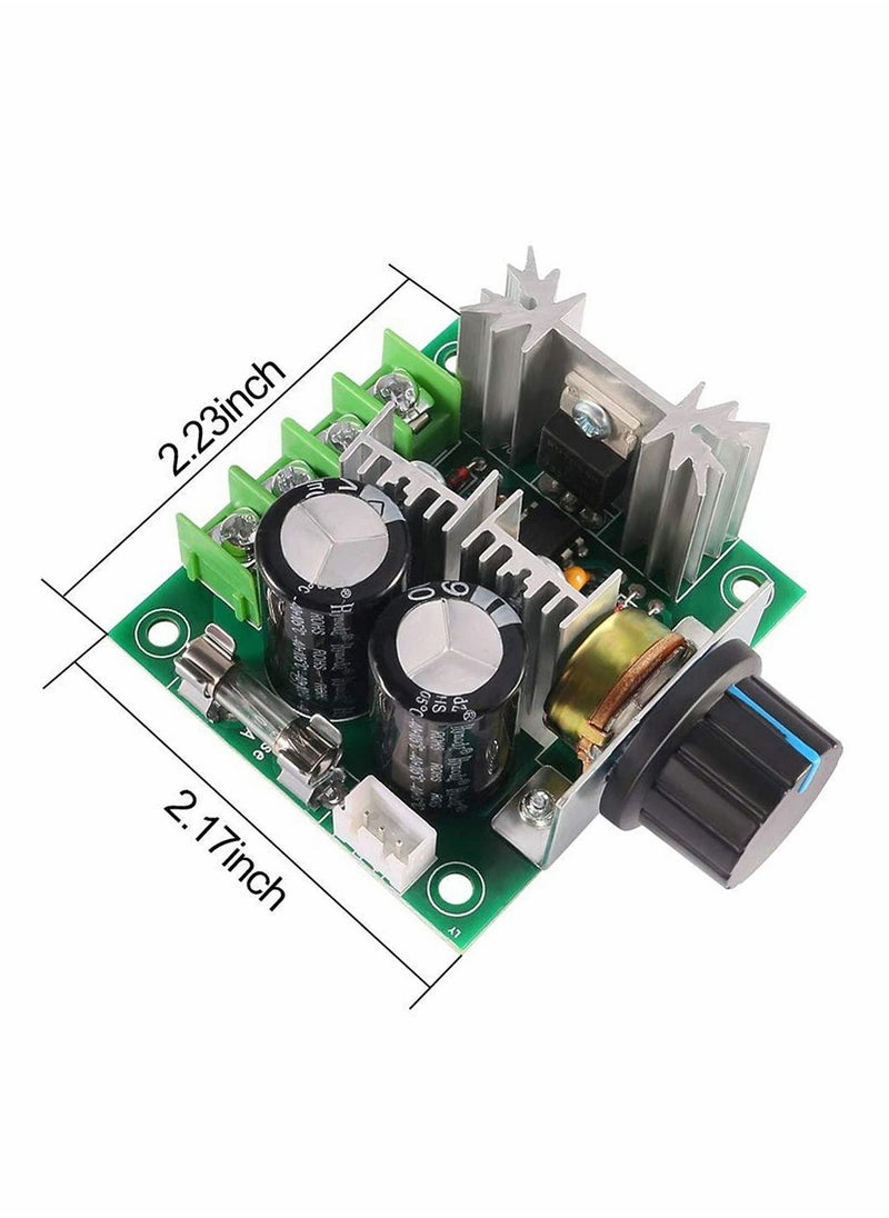 KASTWAVE - PWM DC Motor Speed Controller, DC12V-40V 10A 13KHz PWM DC Motor Variable Speed Regulator Voltage Regulator Dimmer with Speed Knob for Arduino（2Pices） - Image 1