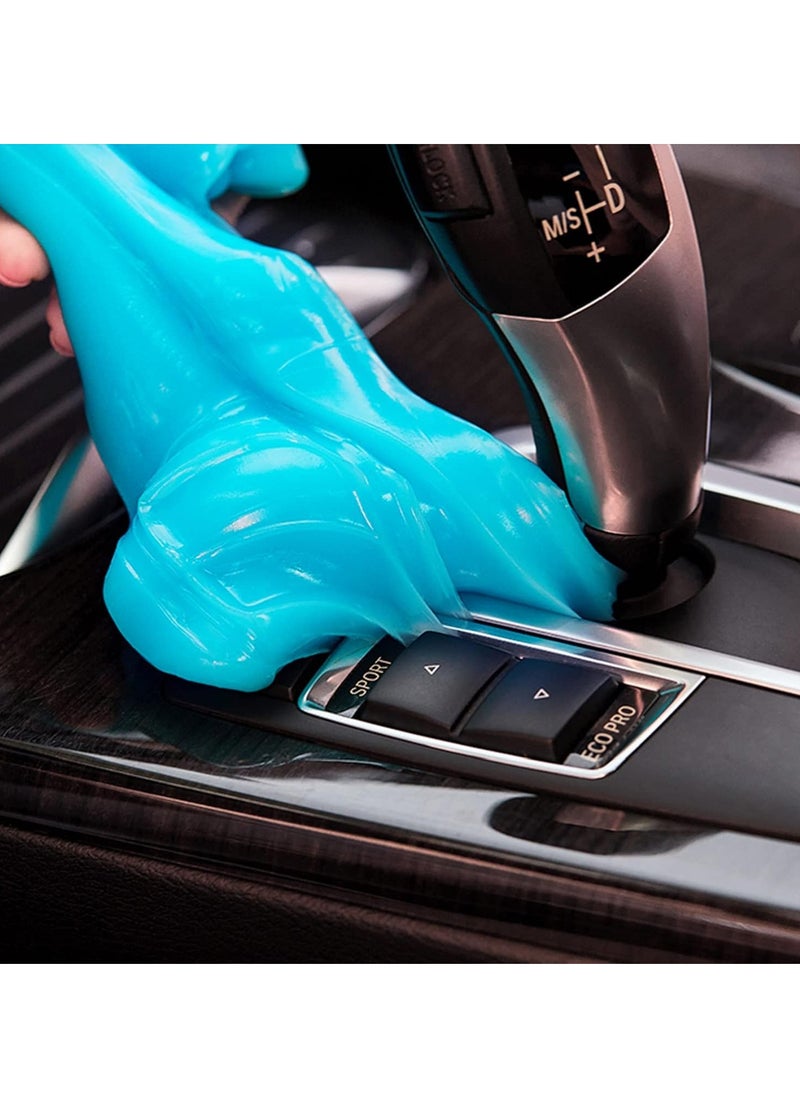 M MIAOYAN - Car Cleaning Gel Universal Detailing Kit Automotive Dust Car Crevice Cleaner Slime Auto Air Vent Interior Detail Removal for Car Putty Cleaning Keyboard Cleaner Car Accessories Blue - Image 1