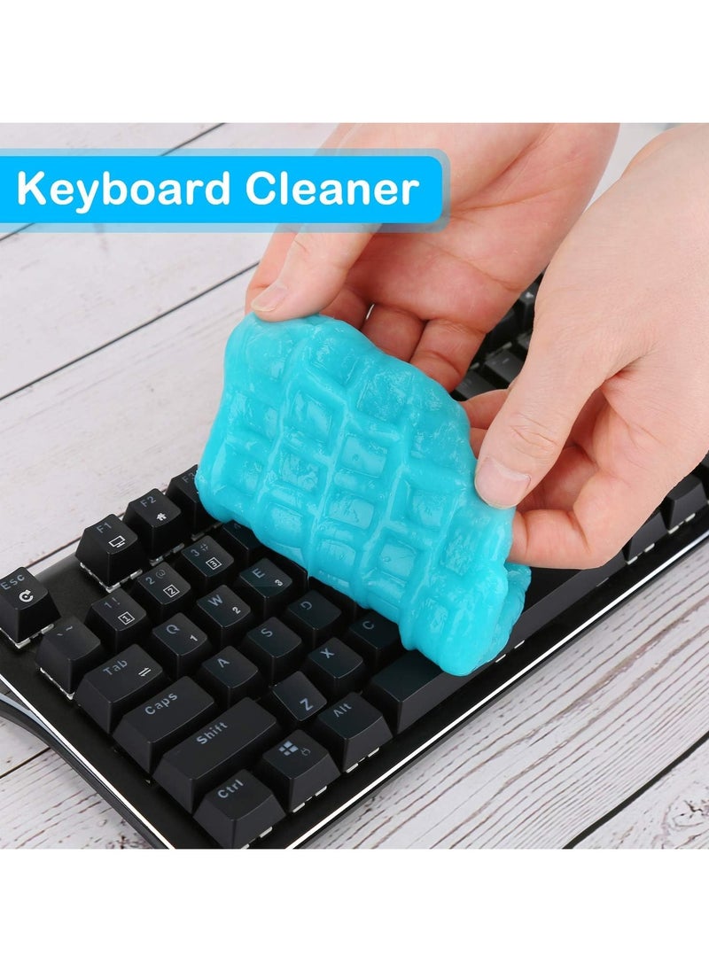 M MIAOYAN - Car Cleaning Gel Universal Detailing Kit Automotive Dust Car Crevice Cleaner Slime Auto Air Vent Interior Detail Removal for Car Putty Cleaning Keyboard Cleaner Car Accessories Blue - Image 1