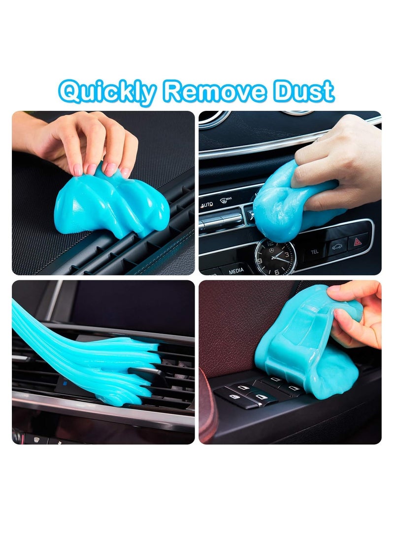 M MIAOYAN - Car Cleaning Gel Universal Detailing Kit Automotive Dust Car Crevice Cleaner Slime Auto Air Vent Interior Detail Removal for Car Putty Cleaning Keyboard Cleaner Car Accessories Blue - Image 1