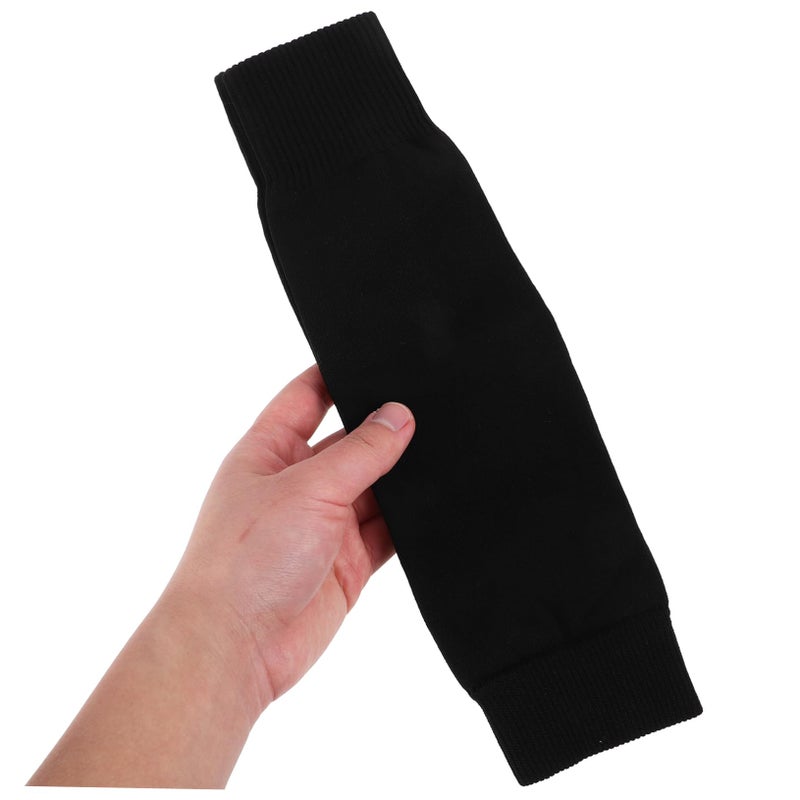 Youth Shin Guard Sleeves 3 Pairs Breathable Knitted Compression Football Socks Moisture Wicking Flexible Soccer Pads - Image 5