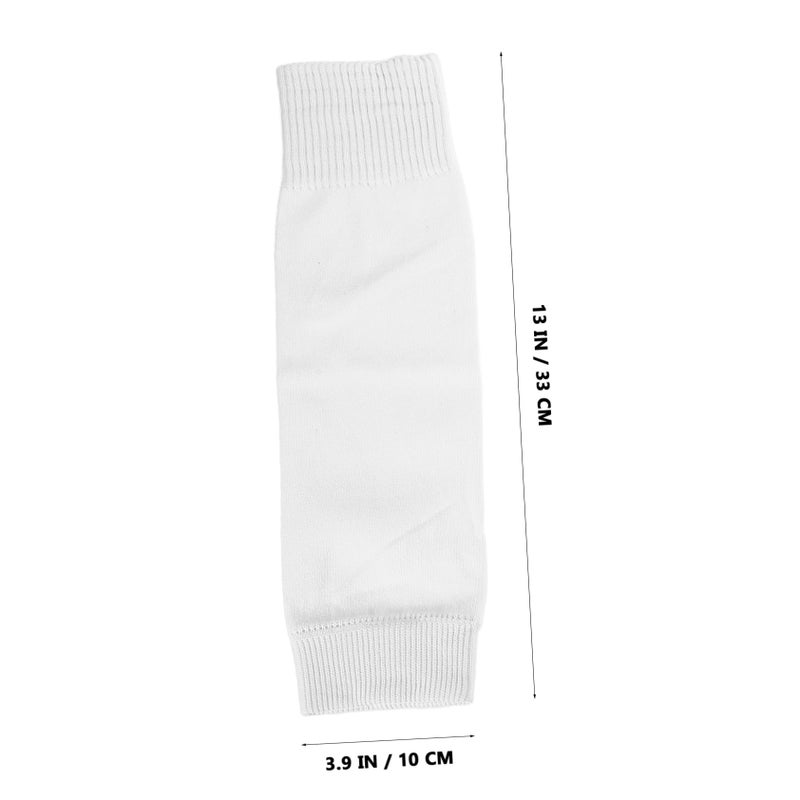 Youth Shin Guard Sleeves 3 Pairs Breathable Knitted Compression Football Socks Moisture Wicking Flexible Soccer Pads - Image 3