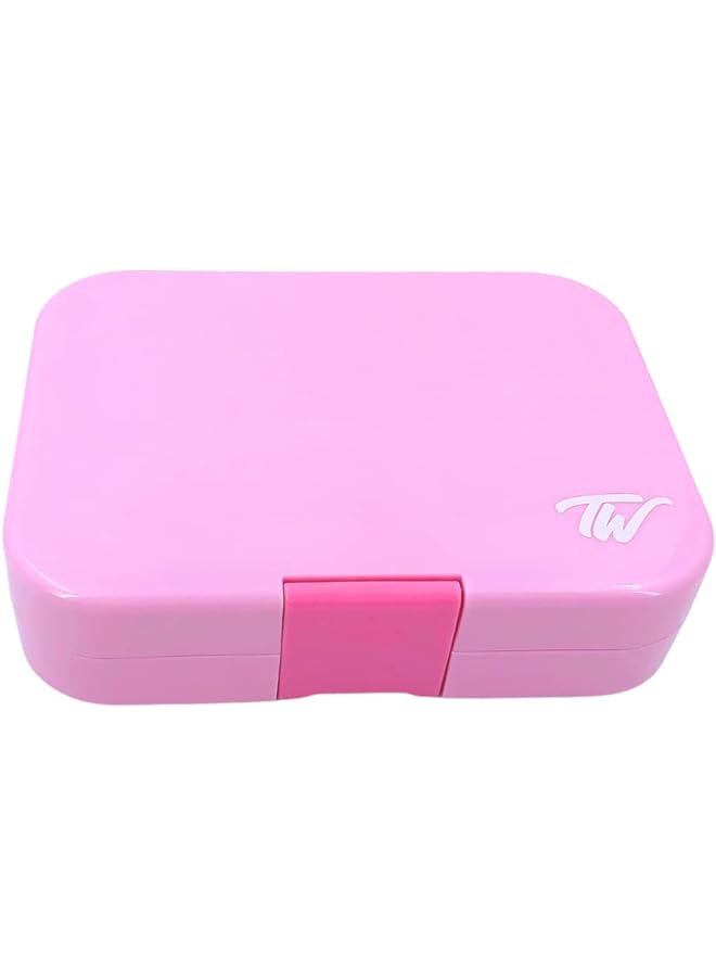 TINY WHEEL Bento Box Pink 6 Compartments 293385 - Image 1