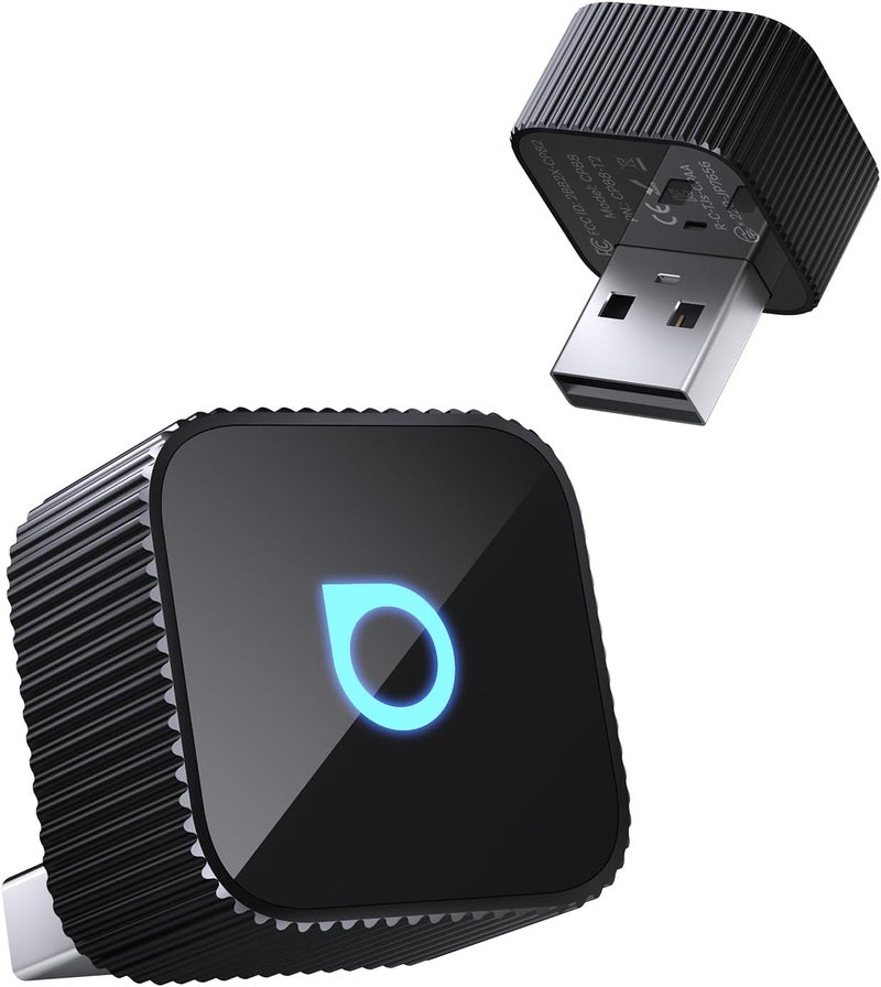 Ottocast Mini Cube 3.0 Wireless CarPlay & Android Auto Adapter - Plug & Play, Fast Auto-Reconnect (Black) - Image 1
