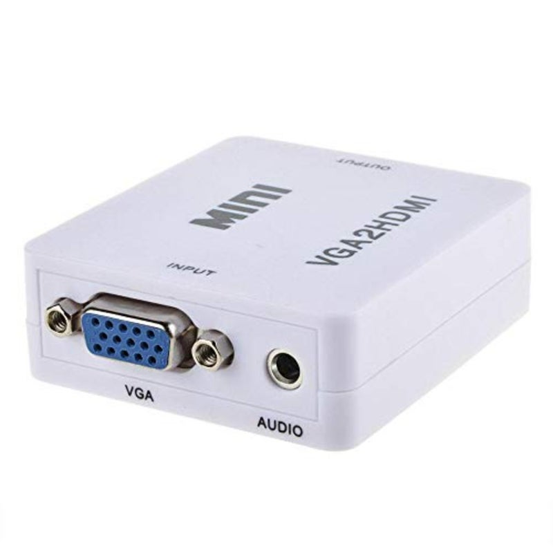 VGA إلى HDMI Full HD Video 1080P Audio Converter Box محول للكمبيوتر المحمول DVD - Image 5
