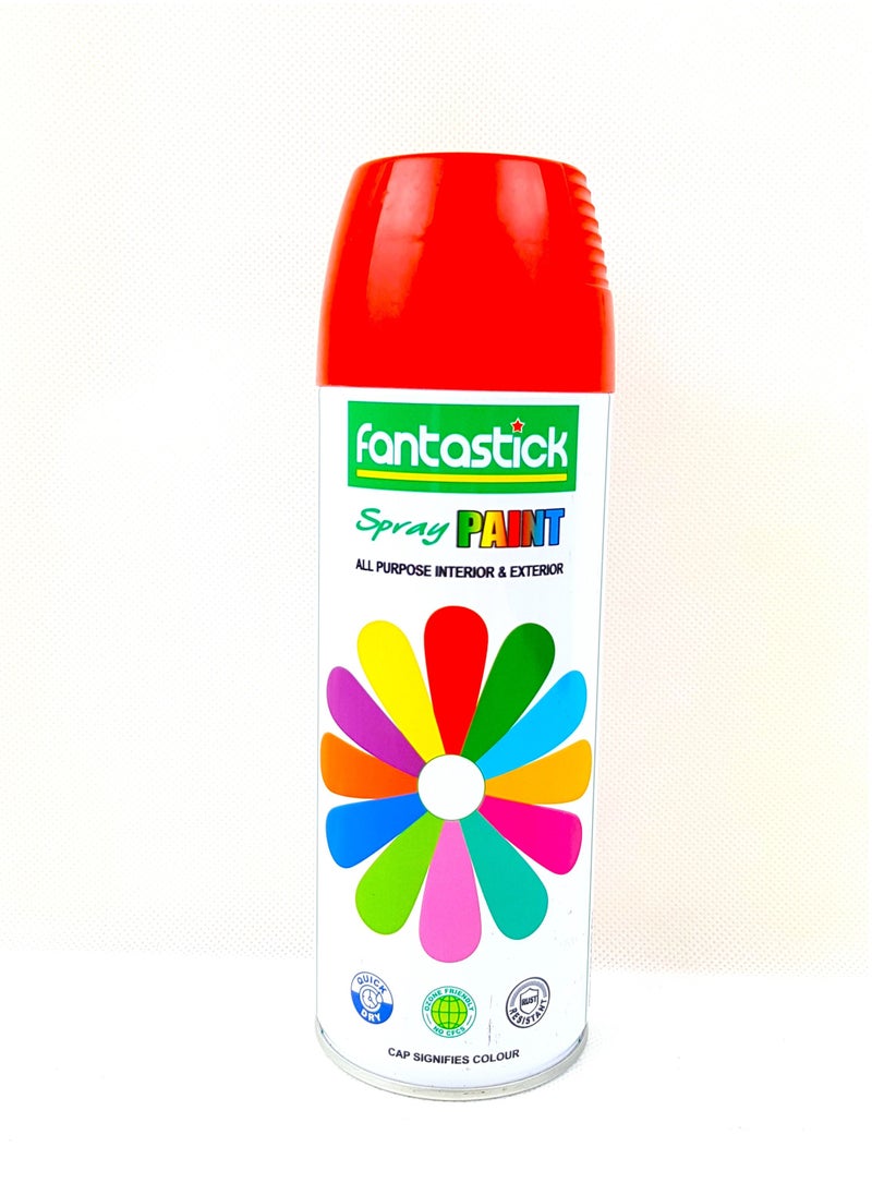 Fantastick - 400 مل طلاء بخاخ متعدد الأغراض باللون الأحمر - Image 1