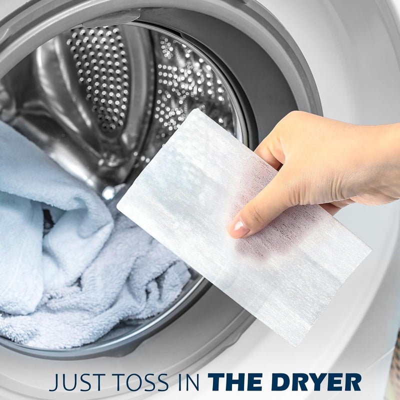 Dryer Sheets 40 Count Lavender Fabric Softener Sheets, Plant-Based Anti Static Laundry Sheets for Clothes, Natural Softening Dryer Sheets Gentle on Sensitive Fabrics (Lavender) - Image 5