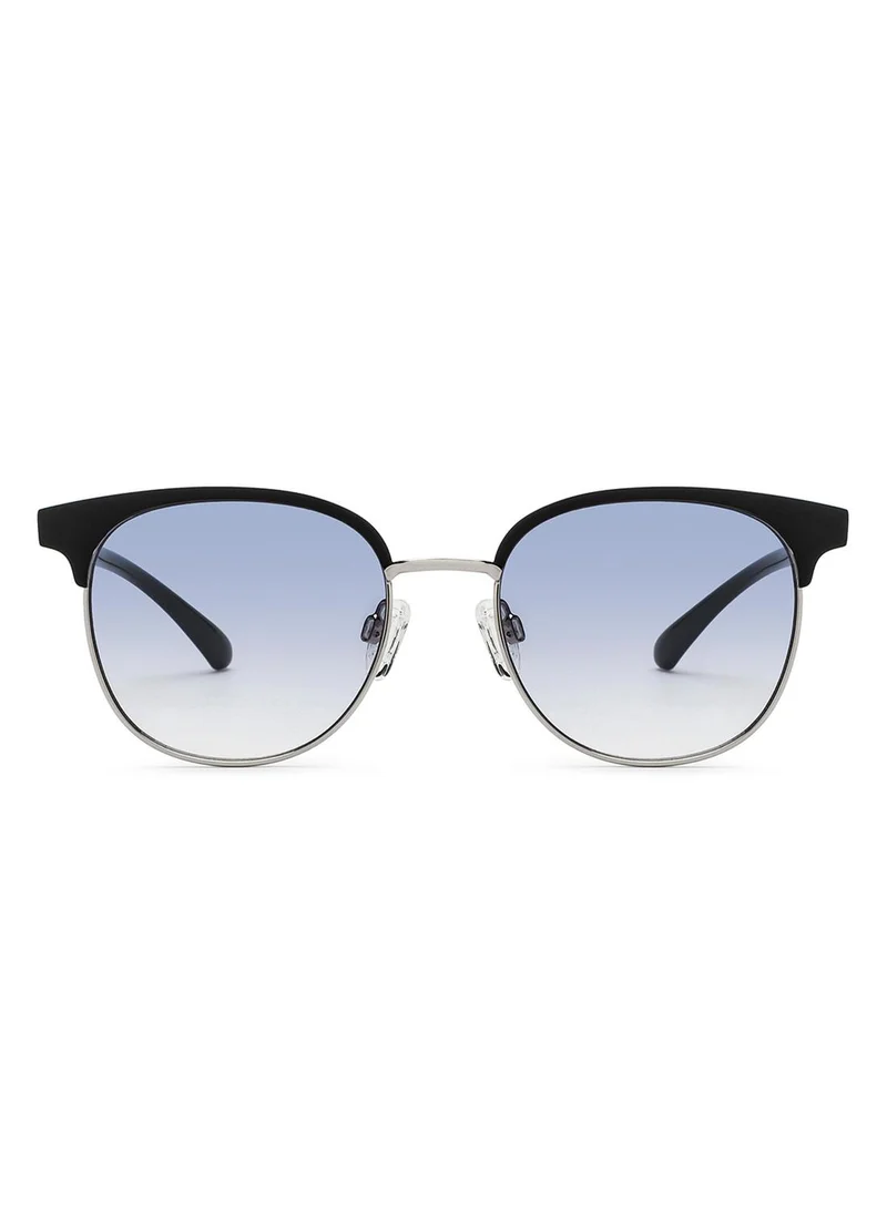 VINCENT CHASE Unisex UV Protection Clubmaster Sunglasses - VC S15796 - Lens Size: 53 Mm