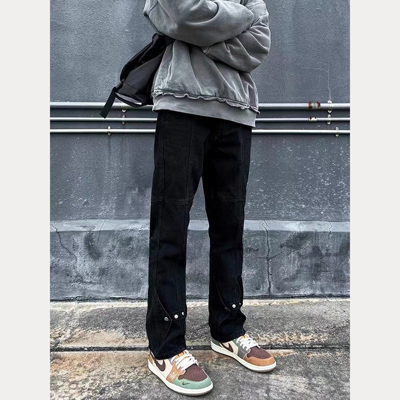 Unisex Casual Daily Denim Jeans - Image 1