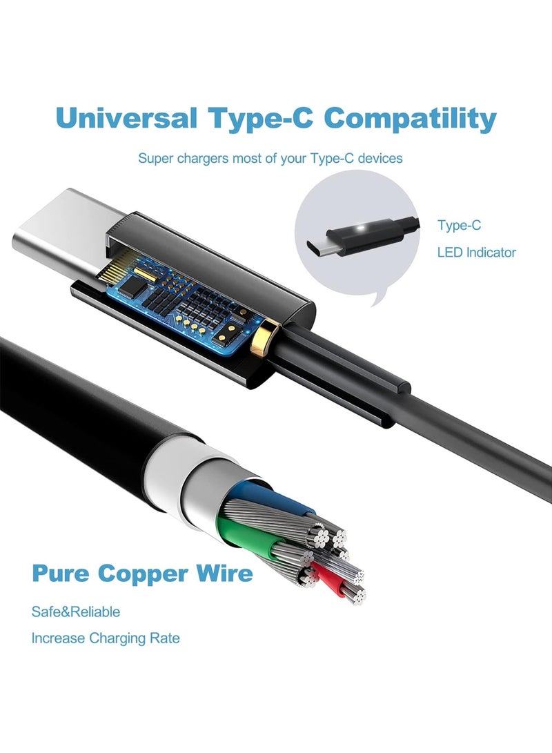 65W/45W USB-C Laptop Charger Compatible with Dell Latitude & XPS, Chromebook 3100 – Type C AC Adapter Power Cord - Image 3