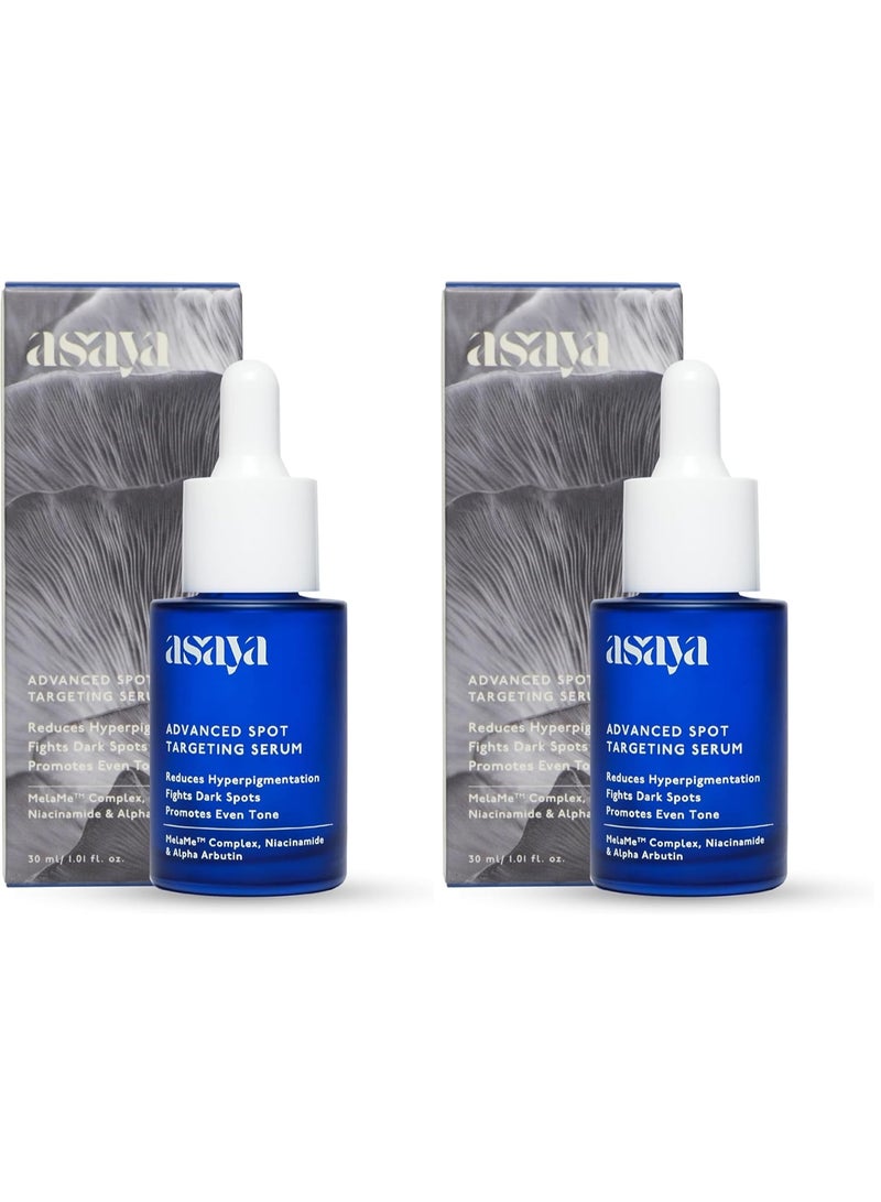 Asaya Advanced Spot Pigmentation Face Serum | Reduces Dark Spots, Melasma, Acne Marks & Hyperpigmentation | MelaMe™ Complex, Niacinamide & Alpha Arbutin | Evens Skin Tone & Brightens Dull Skin | Lightweight & Fast Absorbing | For Men & Women | Oily, Dry & Sensitive Skin - 30ml (Pack of 2) - Image 3