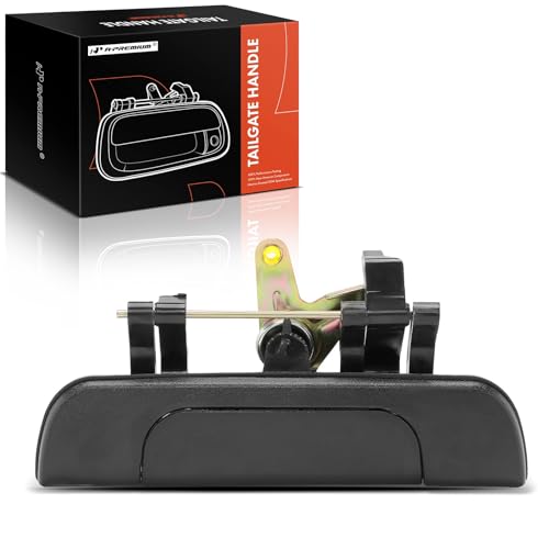 A-Premium APremium Textured Black Tailgate Handle Liftgate Latch Handle Compatible with Toyota Tacoma 19952004 Pickup Replace TO1915102 6909035010 6909035010 - Image 1