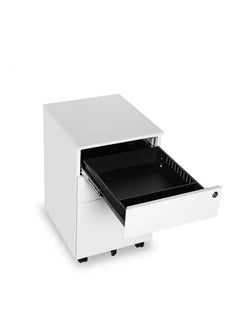 Protector Protector 3 Drawer File Cabinet with Lock, Under Desk Metal Filing Cabinet for Home Office,Lockable Rolling File Cabinet with 2 Keys , Fully Assembled  - Image 2