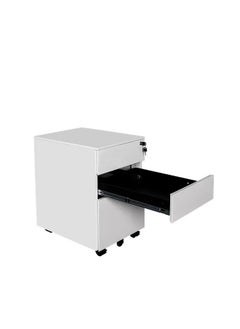 Protector Protector 3 Drawer File Cabinet with Lock, Under Desk Metal Filing Cabinet for Home Office,Lockable Rolling File Cabinet with 2 Keys , Fully Assembled  - Image 3