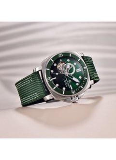 PAGANI DESIGN Men's Automatic Watches Unique Square Stainless Steel Mechanical Wrist Watch for Men Nylon Watchband 200M Waterproof  - Image 3