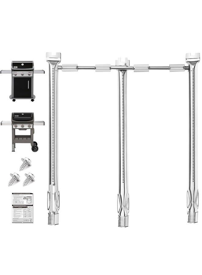 Utheer 69787 Grill Burner for Weber Spirit and GS4 Spirit ll 300 Series Grill Parts, Spirit E310 E320 S310 S320 E330 S330 SP330 Gas Grills,18 Inch 304 Stainless Steel Weber Spirit E310 Grill Burner - Image 1