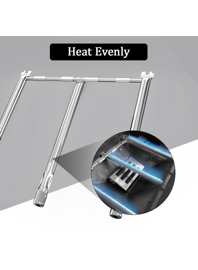 Utheer 69787 Grill Burner for Weber Spirit and GS4 Spirit ll 300 Series Grill Parts, Spirit E310 E320 S310 S320 E330 S330 SP330 Gas Grills,18 Inch 304 Stainless Steel Weber Spirit E310 Grill Burner - Image 5