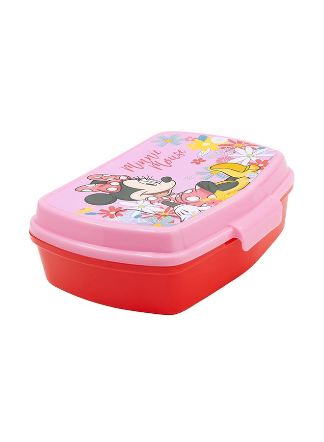 STOR Minnie Mouse Kids Lunch Box Sandwich box with Easy Lock Mechanism  - Image 1