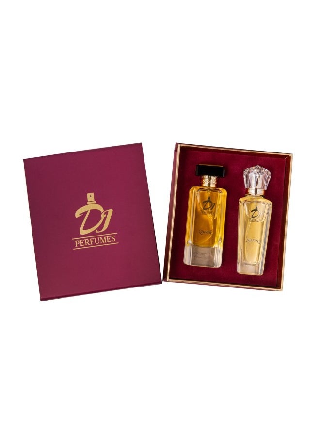 DJ Perfumes DJ Perfumes 2pcs 80ml Gift Set for Men & Women(Quirk EDP 80ml + Spring EDP 80ml)  - Image 2