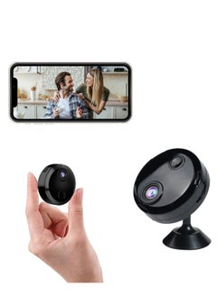 SYOSI Mini Camera with Stand, 1080P HD Hidden Camera Support WiFi, Wireless Security Camera Mini Outdoor/Indoor with Audio,Hidden Camera, Home Surveillance Camera, Infrared Night Vision Dome Camera  - Image 1