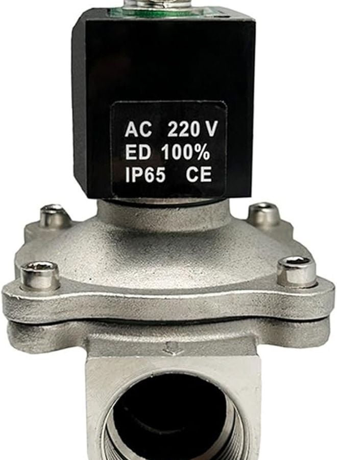 0 5 Inch Normally Closed Electric Solenoid Valve 24V 12V 230V Stainless Steel IP65 DIN Coil NBR SEAL 120VAC OPEN - Image 5