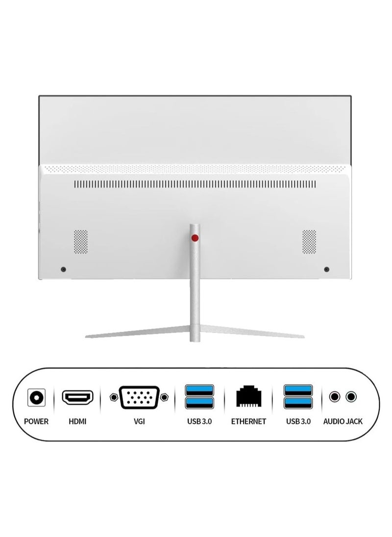 Generic All-in-One Computer, 24 inch All-in-One Desktop Computer with Intel Core I5-3470S CPU 8GB DDR3 256GB SSD 1920 * 1080 Screen White built-in speaker  - Image 2
