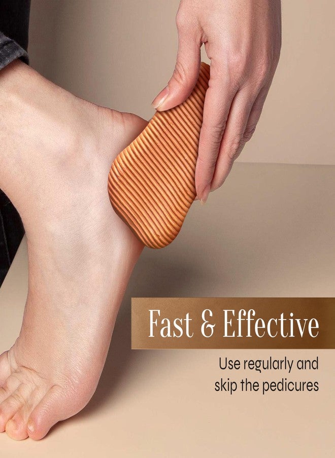 FACON Facón Pumice Stone Exfoliating Foot Scrubber with 2 Sides - 100% Pure Natural Terra Cotta - Removes Calluses & Dead Skin (The Contender) - Image 5