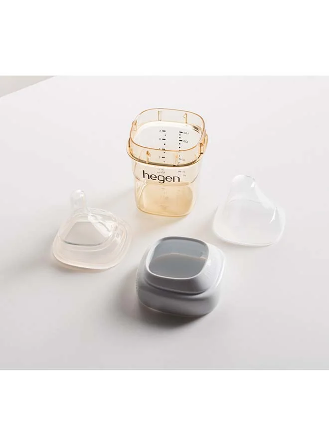 hegen Feeding Bottle PPSU with Slow Flow Teat, 1 to 3 Months - 150 ml