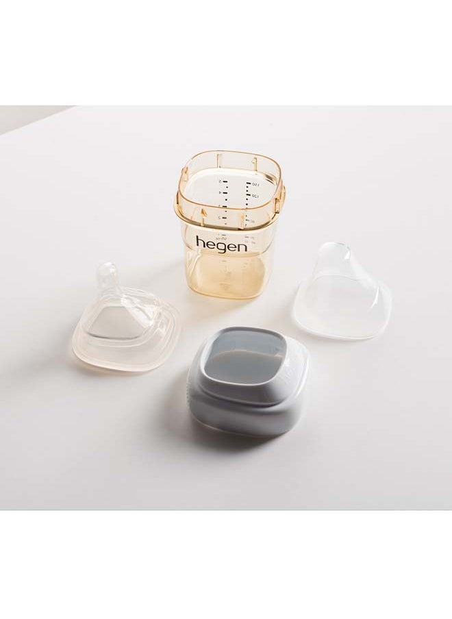 hegen Feeding Bottle PPSU with Slow Flow Teat, 1 to 3 Months - 150 ml  - Image 4