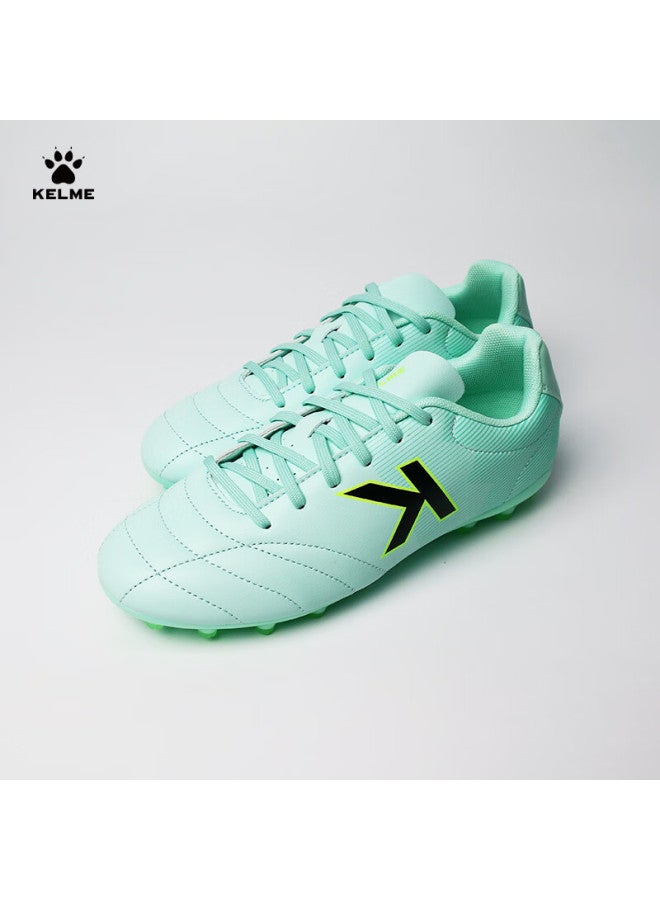 Kelme Soccer Shoes For Men, Mg Short Studs, For Matches And Training, Student Non-slip Wear-resistant Youth Football Shoes, Light Green, Size 39 - Image 2