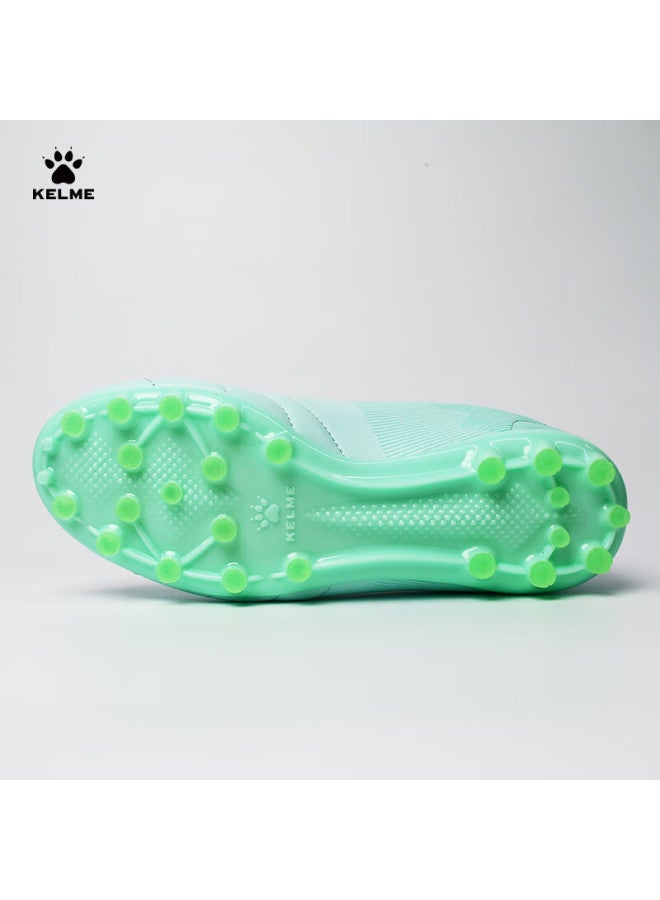 Kelme Soccer Shoes For Men, Mg Short Studs, For Matches And Training, Student Non-slip Wear-resistant Youth Football Shoes, Light Green, Size 39 - Image 4